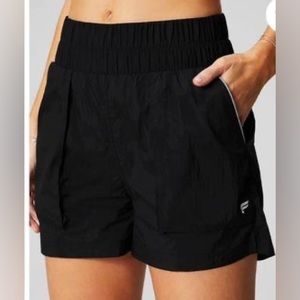 NWT Ultra High-Waisted Piped Nylon Short in size small. Brand is Fabletics.